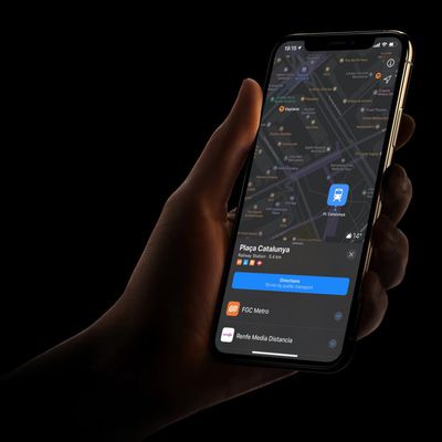 apple maps coverage spain