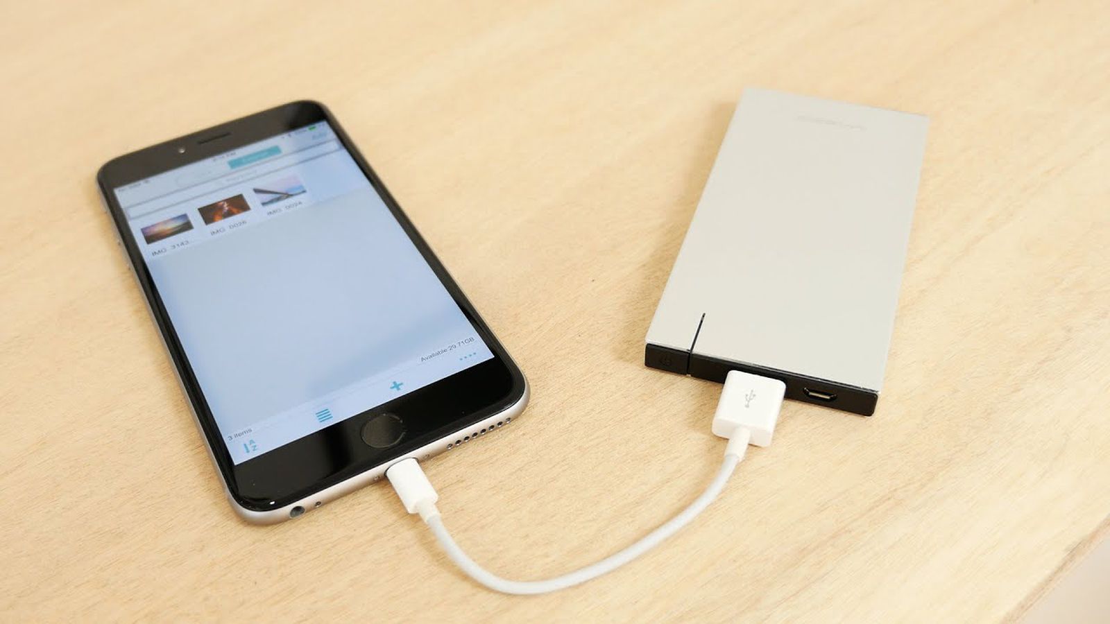 PowerDrive Slim Video Review: An External Battery and Hard Drive Combo for iPhone