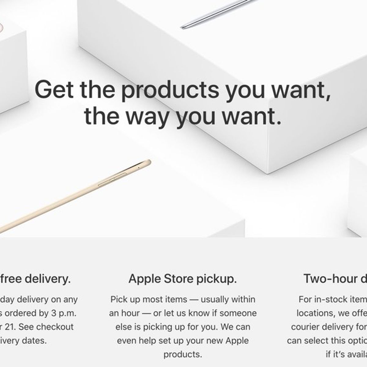 Apple Offering Free Next Day Delivery On December 23 - MacRumors