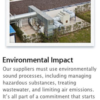 apple environmental impact