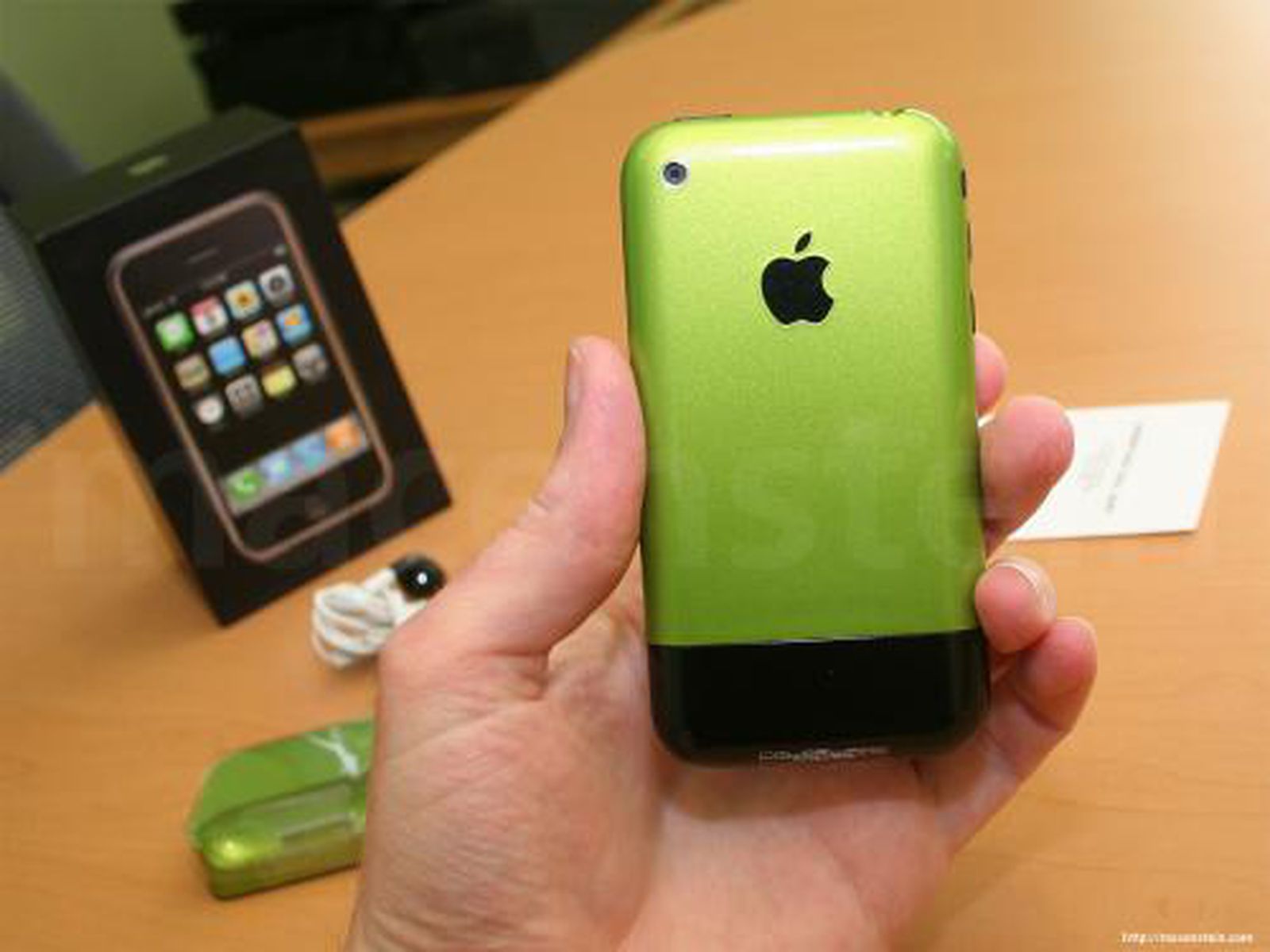 first green iphone