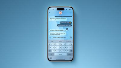 iOS 26 Messages Background Mock Feature