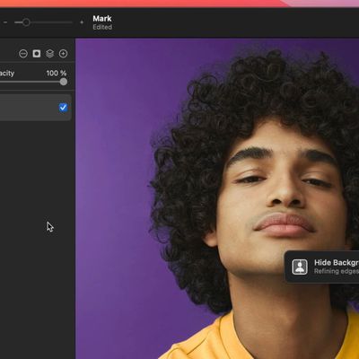 pixelmator pro hide background