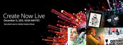 adobe create now live banner