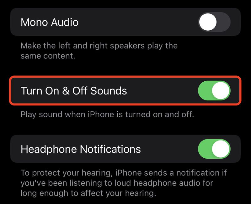 IPhone 14: How To Enable The New Power On And Off Sounds - MacRumors