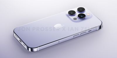 iPhone14Proパープルリアフラットマックルーマーズエクスクルーシブ