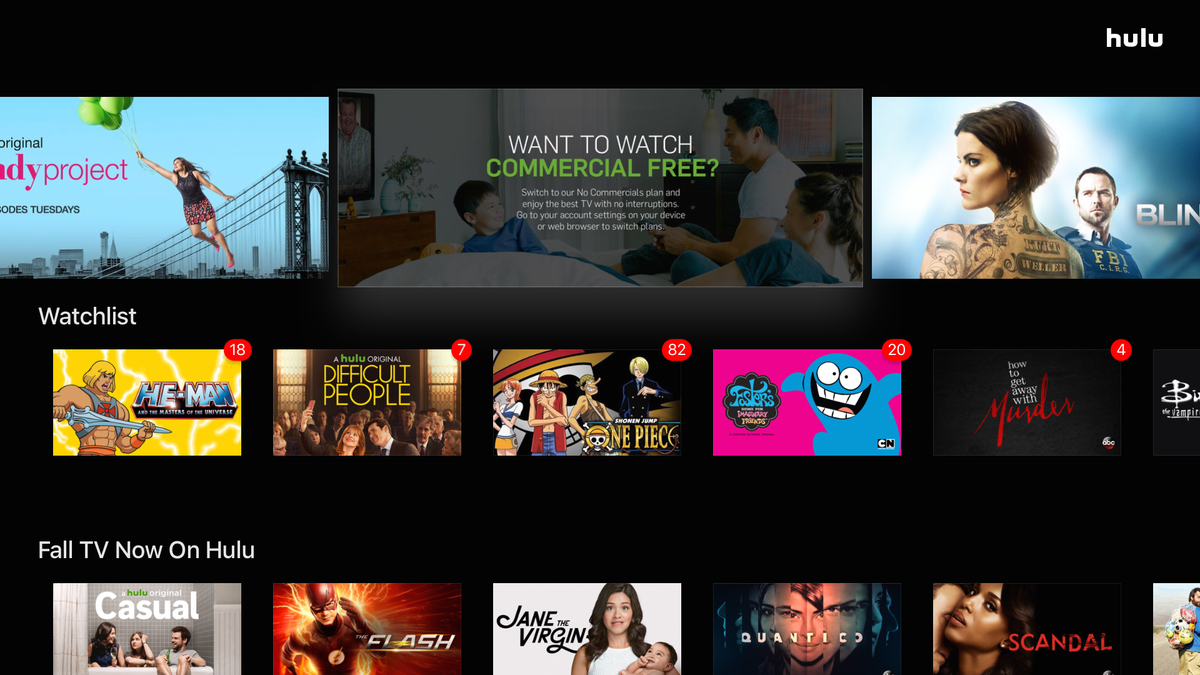 hulus offline download feature ads image