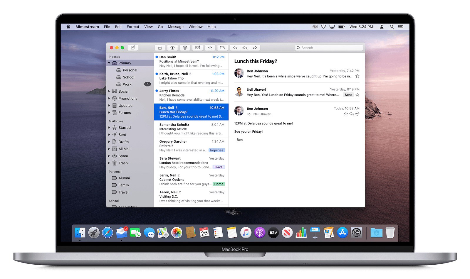 configuring mac mail for gmail