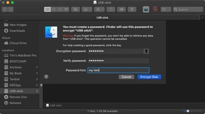 how to encrypt a usb stick in macos mojave 02