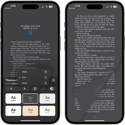 page curl animation ios 16