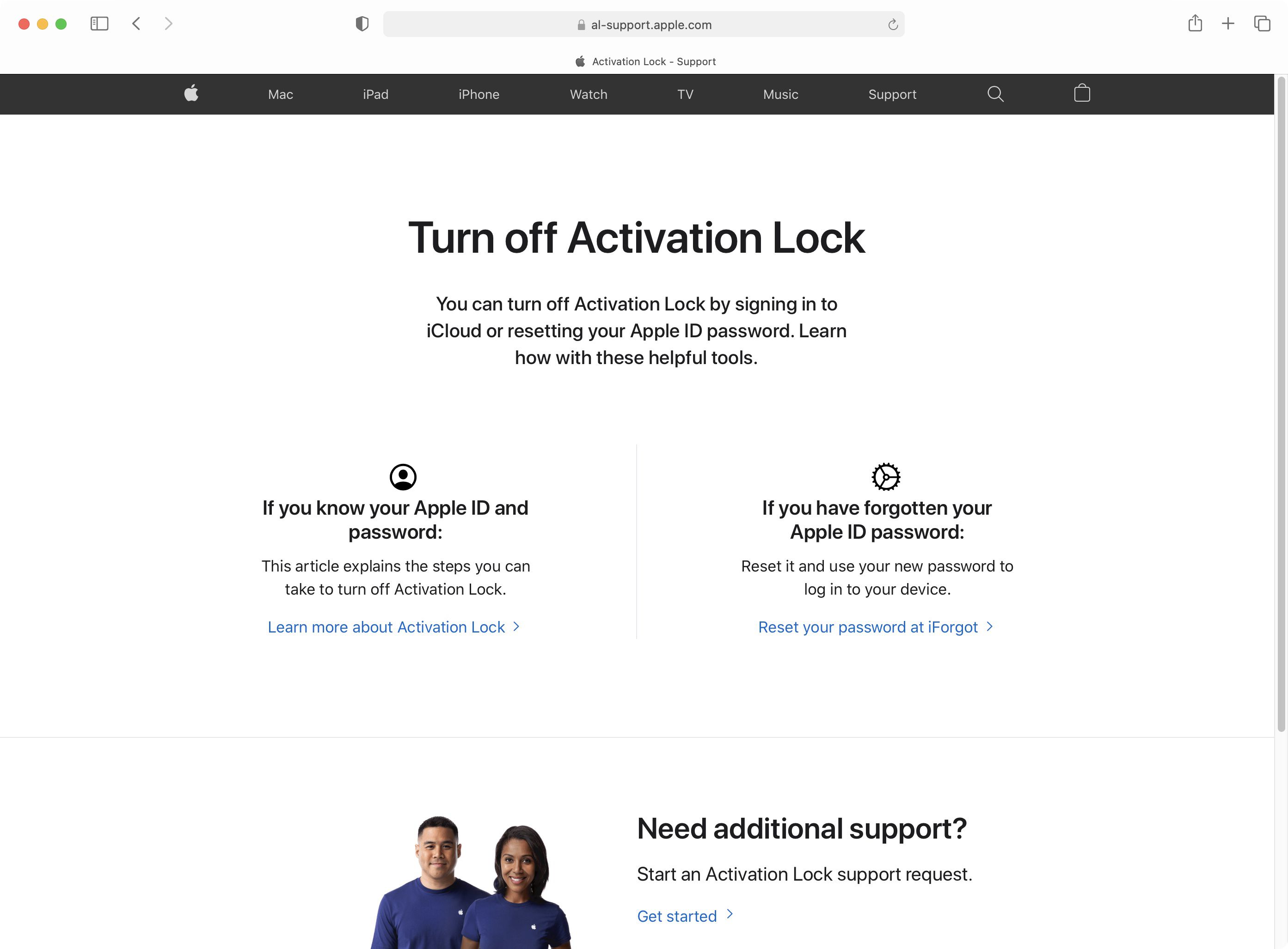 Apple launches self-service portal to initiate activation lock removal requests