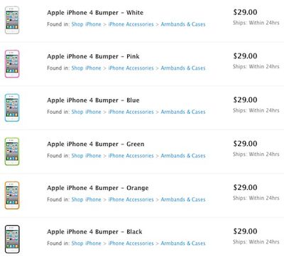 095445 iphone 4 bumpers available
