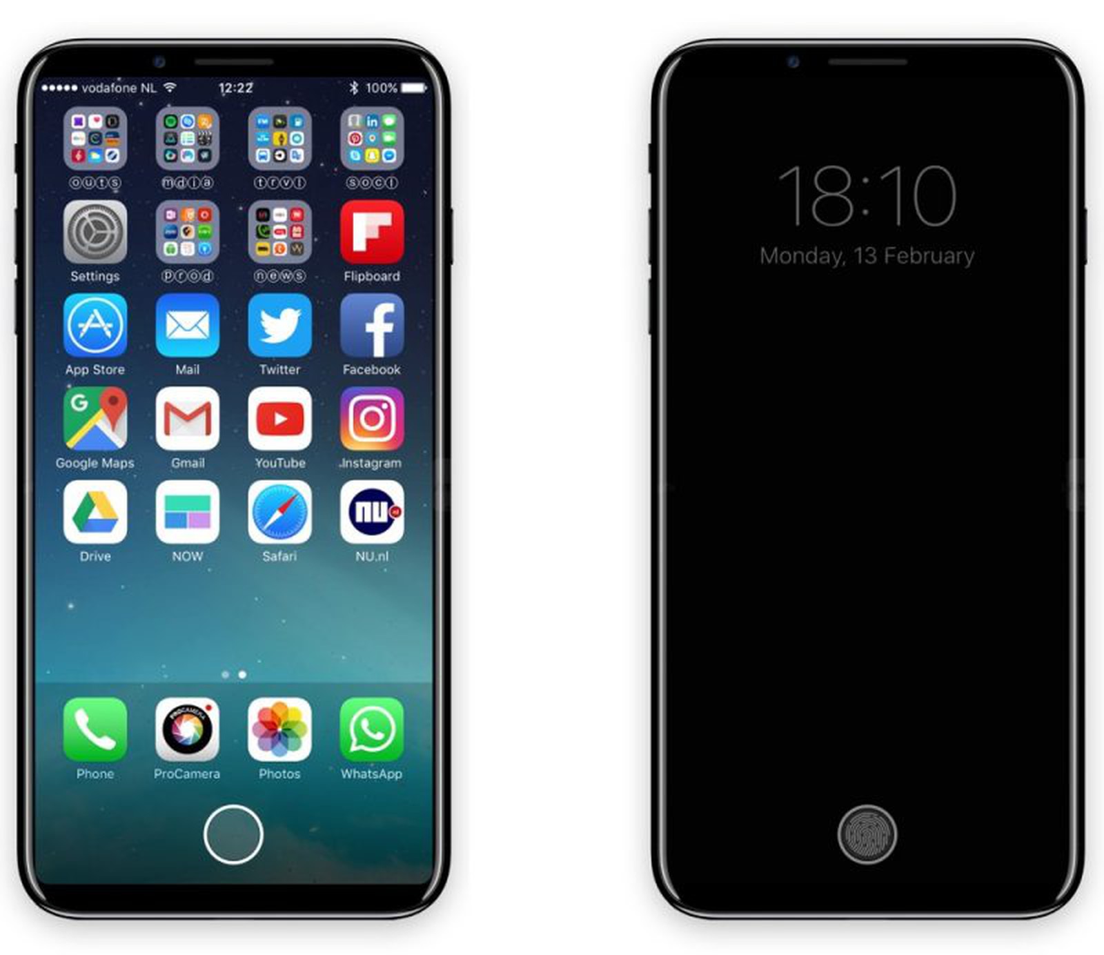 How a Home Button and Function Bar Could Work on the 'iPhone 8' - MacRumors