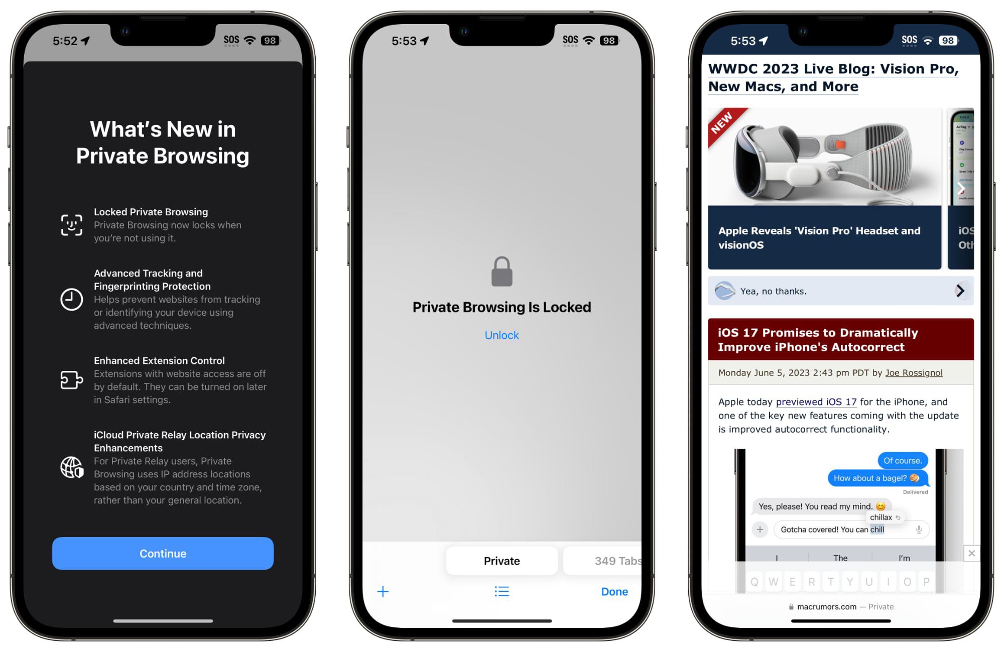 photo of iOS 17 Locks Your Safari Private Browsing Behind Face ID image