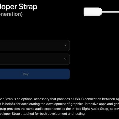 Vision Pro Second Generation Developer Strap