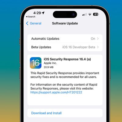 apple rapid security response