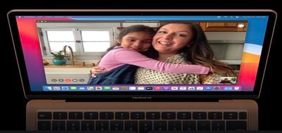 apple m1 macbook air camera 720p