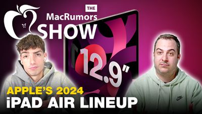 The MacRumors Show Apples 2024 iPad Air Lineup whyaretheyondifferentsides Thumb