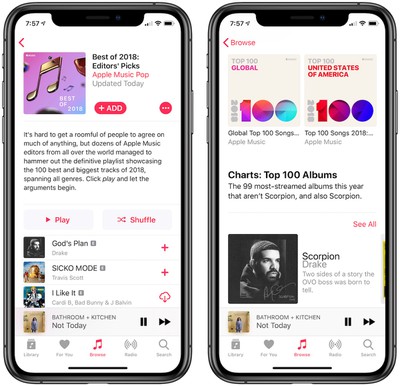 Apple Music Apple Books Apple Podcasts And Itunes Gain New Best Of 2018 Sections Macrumors