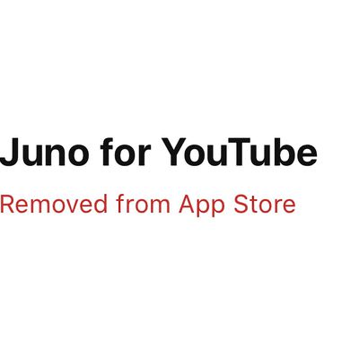 juno removed from app store