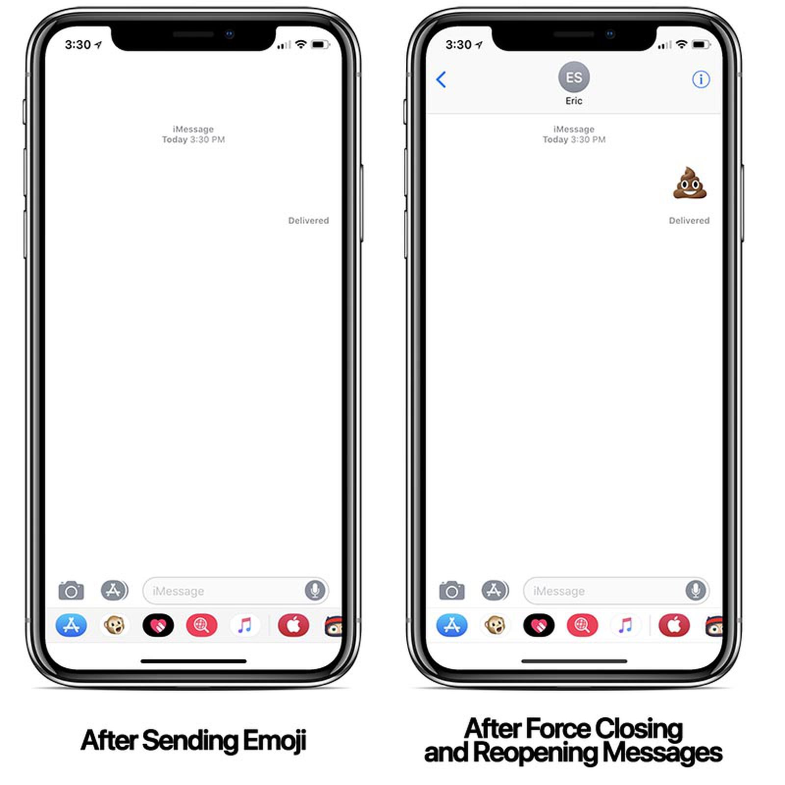 iphone messages screen