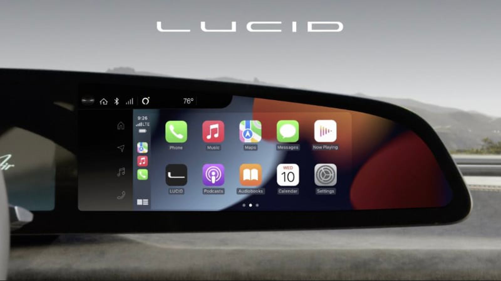 Электромобили Lucid Air теперь оснащены беспроводной интеграцией CarPlay