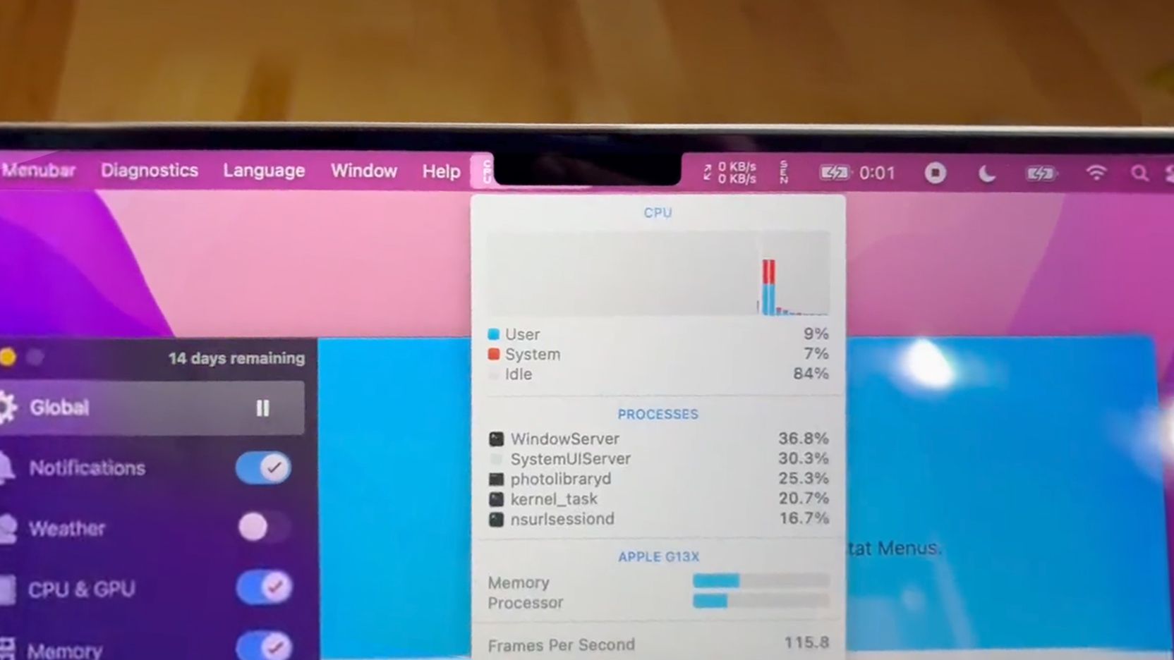 How to Make an App's Menu Bar Fit Below a MacBook Pro's Display Notch -  MacRumors