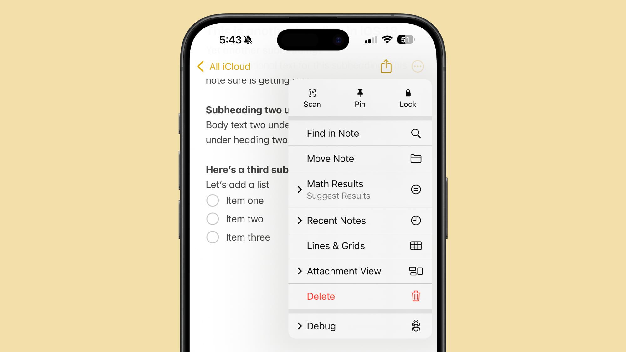iOS 18 Notes App: All the New Features - MacRumors