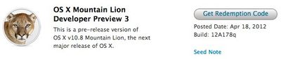 mountain lion dev 3