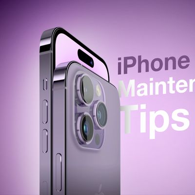 New Years iPhone Maintenance Feature
