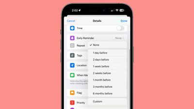 early reminder ios 17