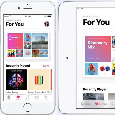 apple music ios 10 update