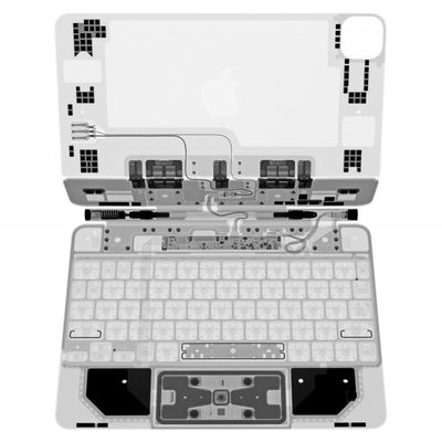 ifixitipadpromagickeyboardxray