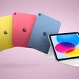 10th Gen iPad Feature Fanned Pink