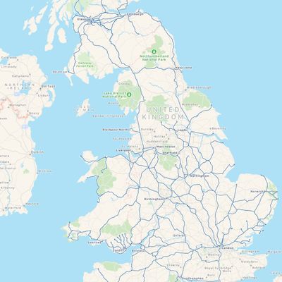 apple maps transit UK wide
