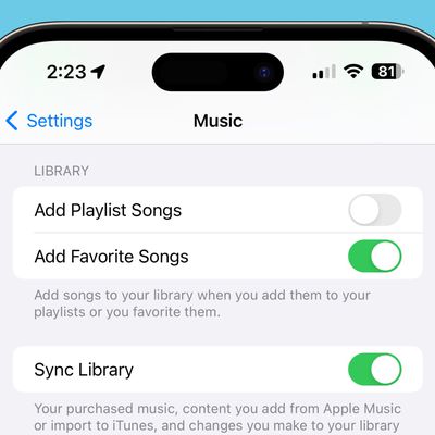 ios 17 2 music add favorite songs