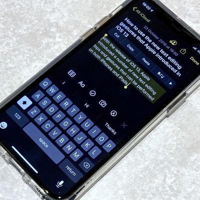 how to use text editing gestures iphone ipad