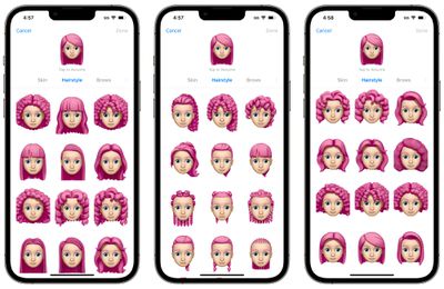 memoji hairstyles ios 16 - iOS 16 ویژگی های جدیدی را برای Memoji به ارمغان می آورد