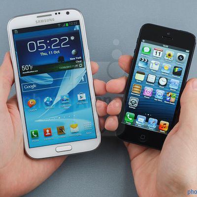 galaxy note ii iphone 5