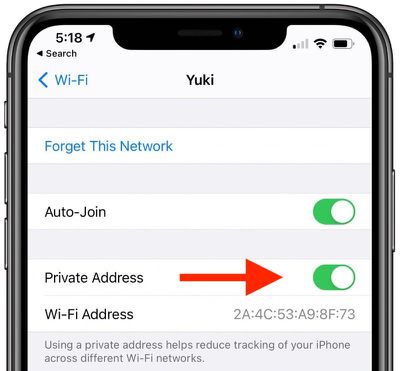 wifiprivateaddressios14