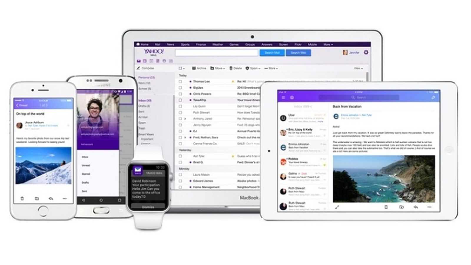Yahoo Mail App Updated With Link Previews and Stationery Features ...