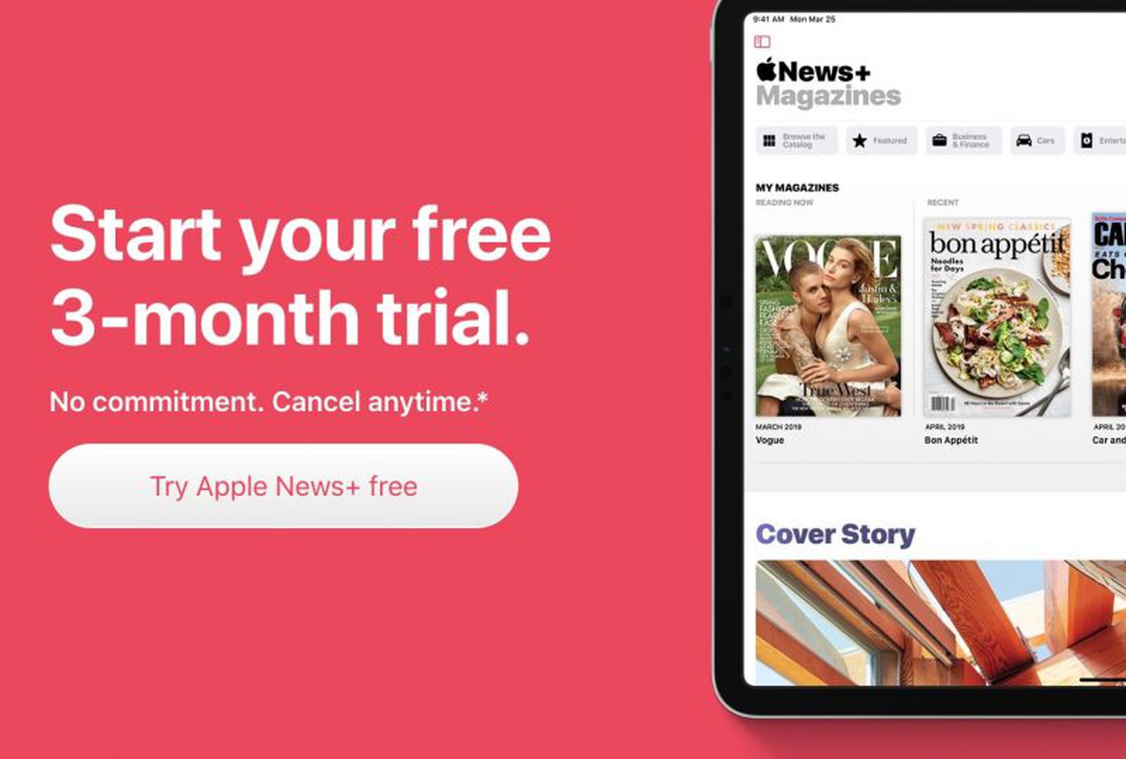 Apple News+ Offering Three-Month Free Trial in U.S. and Canada This ...