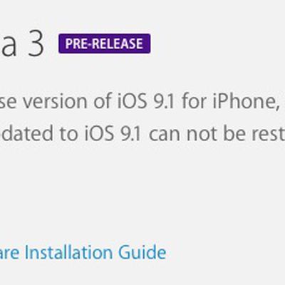 ios 9 1 beta 3