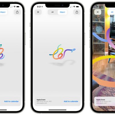 apple ar logo event