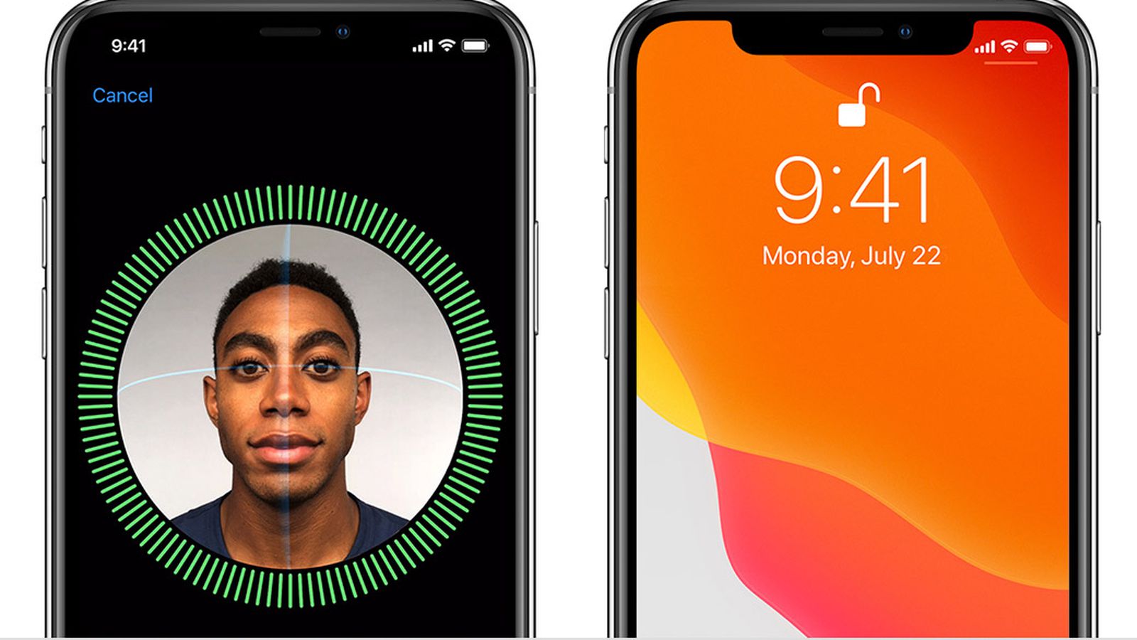 face id apple 13