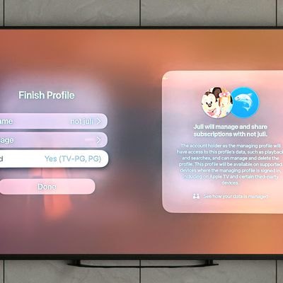 tvos 26 2 create profile