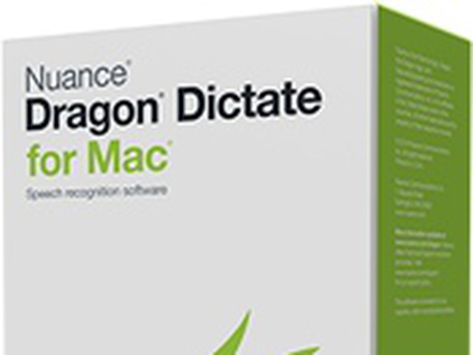 nuance dragon dictate for mac