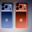 iPhone 17 Pro Dark Blue and Orange