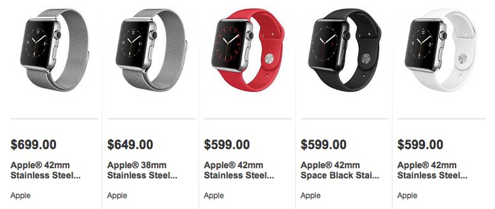 apple 4 watch target