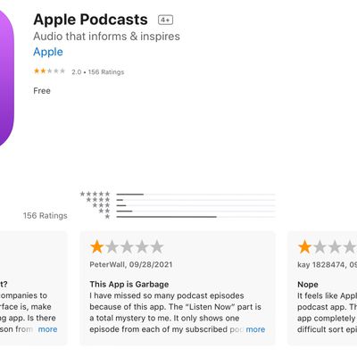 apple podcasts rating